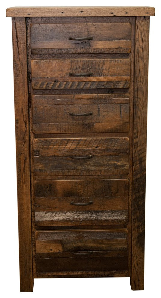 Foxfield Reclaimed Wood Tall Lingerie Chest