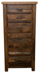Foxfield Reclaimed Wood Tall Lingerie Chest