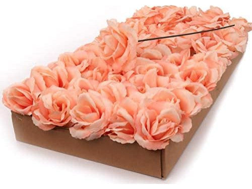 Exquisite Silk Rose Picks - Set of 50 - Romantic 8" Stems, Blush Pink