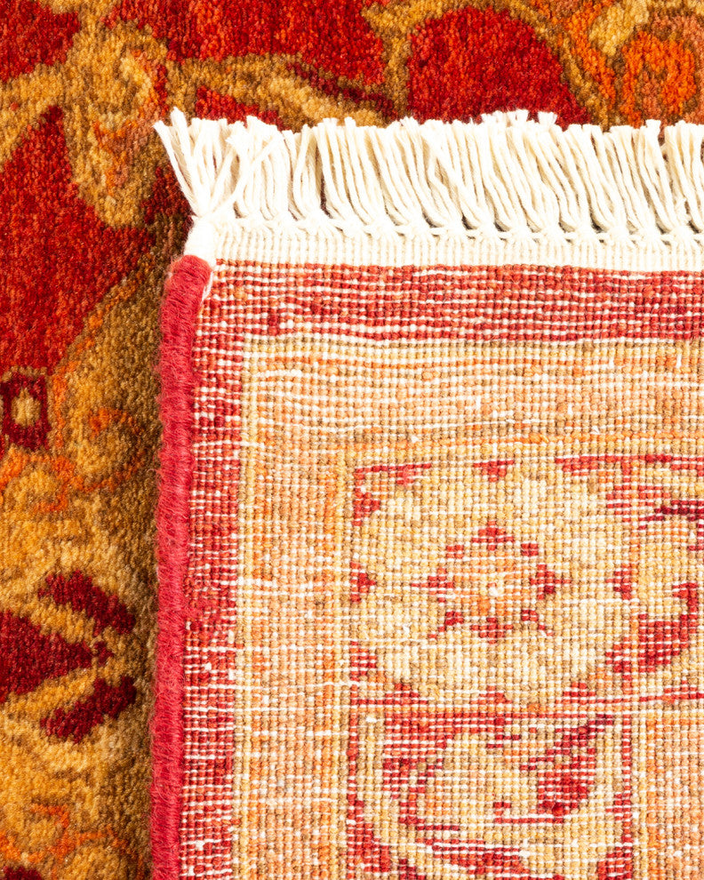 Mogul, One-of-a-Kind Hand-Knotted Area Rug Orange, 2' 7" x 10' 3"
