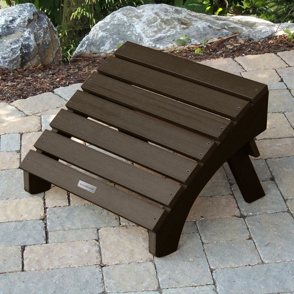Manhattan 3-Piece Beach Adirondack Set, Weathered Acorn