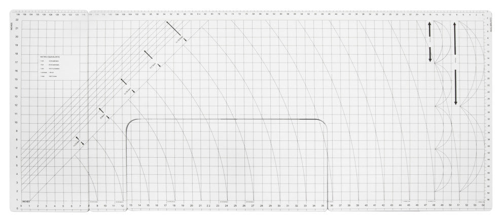 Comet Hobby Desk With Grids, Fold-Down Top, With Height Adjustable Platform