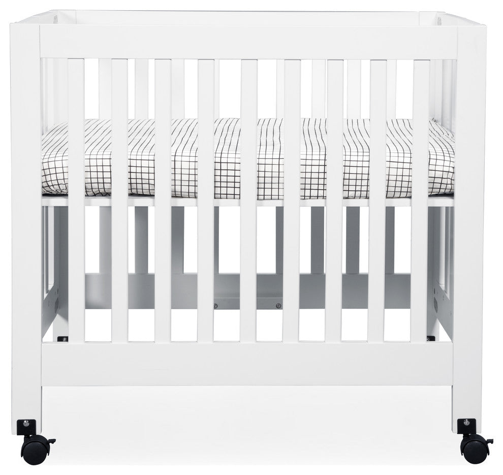 Babyletto Tuxedo Monochrome Grid Mini Crib Sheet