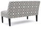 Charlotte Modern Fabric Loveseat