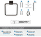 Amerock Appoint Traditional Towel Ring, Oil Rubbed Bronze