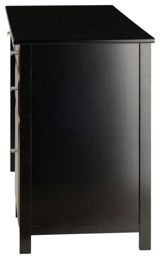 Delta Home Office Writing Desk, Black