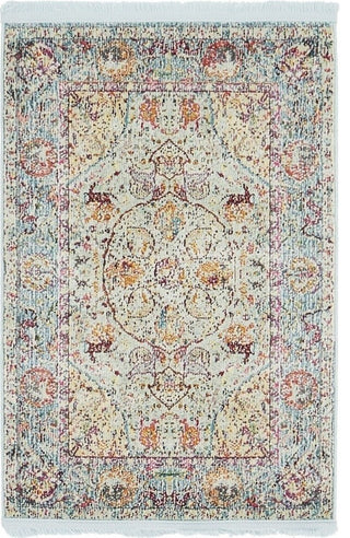 Unique Loom Light Blue Baracoa Rumba 2'x3' Area Rug