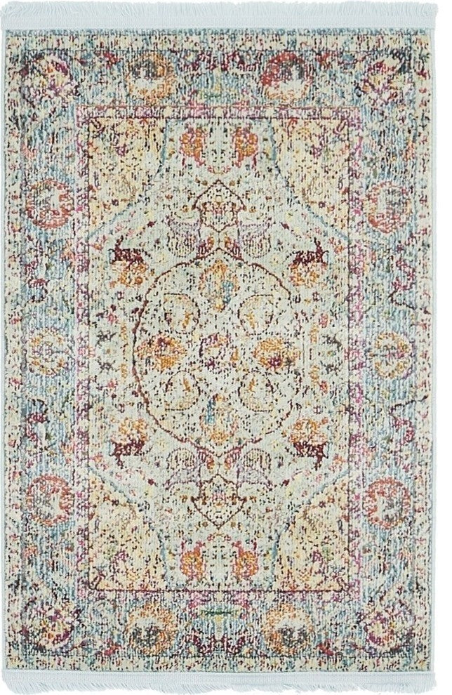 Unique Loom Light Blue Baracoa Rumba 2'x3' Area Rug