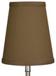 Fenchel Shades 4"x6"x7" Empire Lamp Shade, Linen Bison