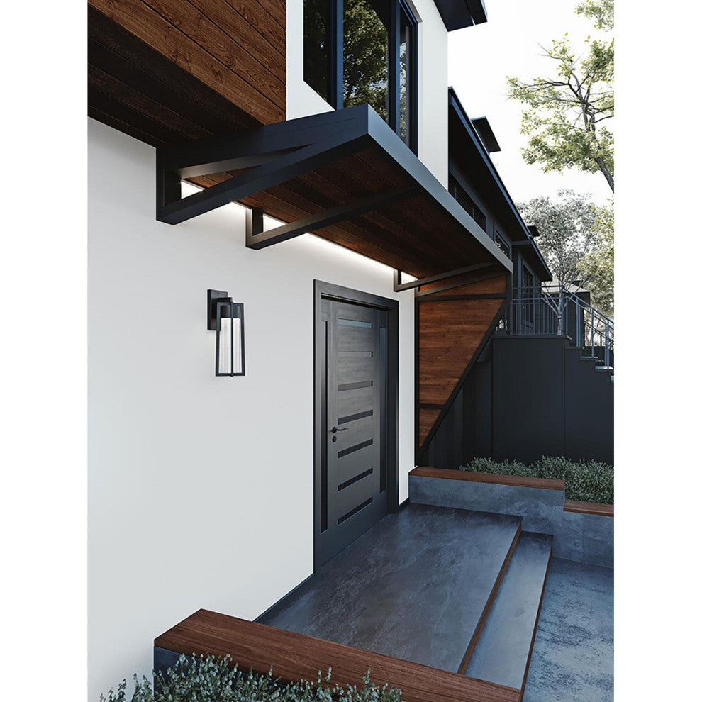 Cane Outdoor LED Sconce, W 1100 LM 120V, Black