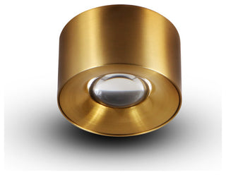 3.25" Integrated LED Surface Mounted Downlight Commercial Grade, Antique Brass