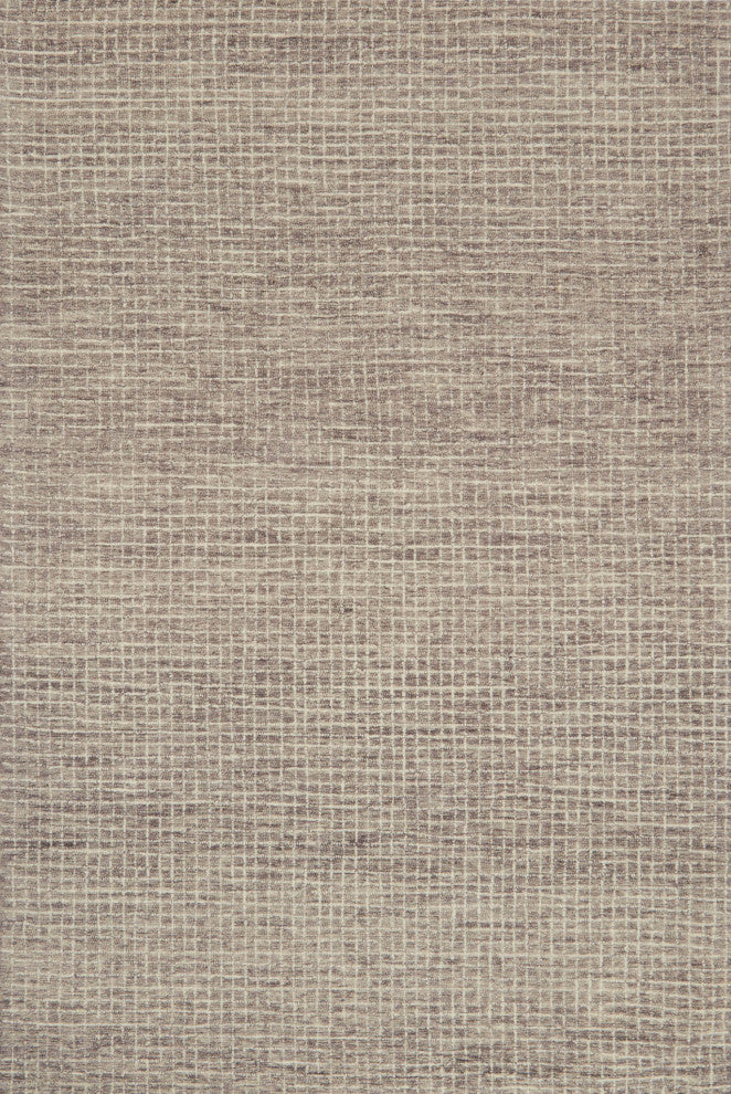 Hooked Wool Giana Area Rug, Smoke, 7'9"x9'9"
