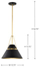 Adina 1 Light Medium Pendant