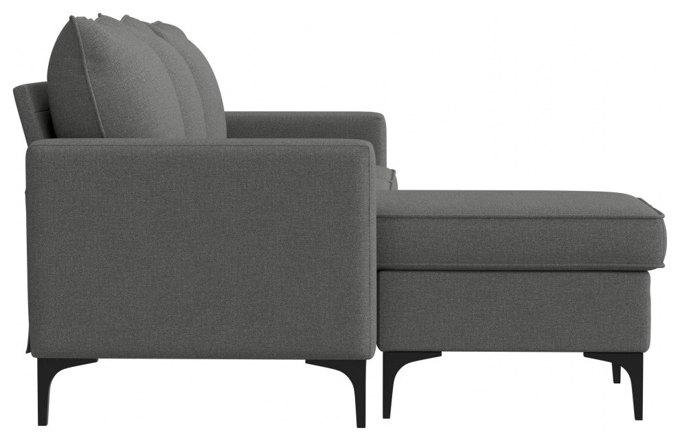 Hillsdale Alamay Upholstered Reversable Sectional Chaise