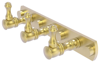 Carolina 3 Position Tie and Belt Rack, Satin Brass