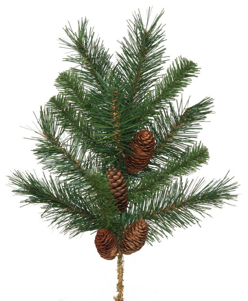 Vickerman A800902-6 18" Cheyenne Pine Artificial Christmas Spray
