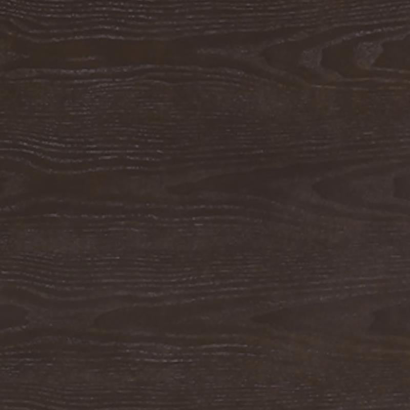 Asher Solid Wood Platform Bed with Wooden Slats and Headboard, Dark Brown, Full