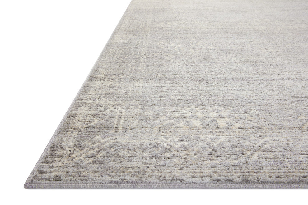 Loloi Indra Silver / Ivory 6'-3" x 9' Area Rug