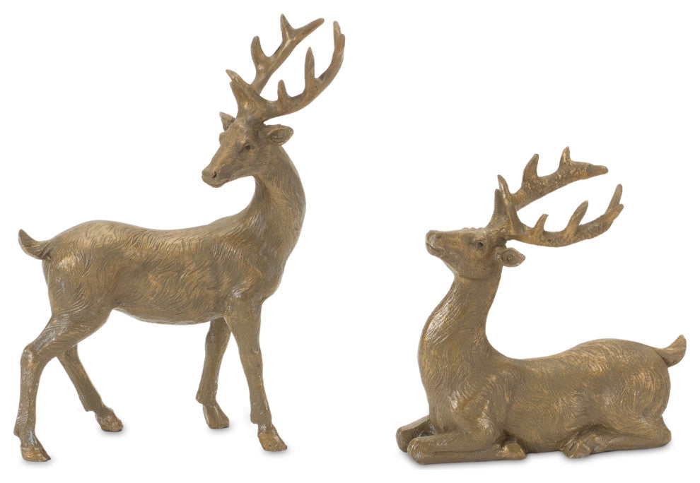 Mini Deer Figurine, 6-Piece Set