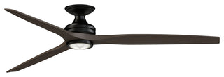 Fanimation Spitfire DC-KIT-72-LK-F Spitfire DC 72" 3 Blade Indoor - Black /