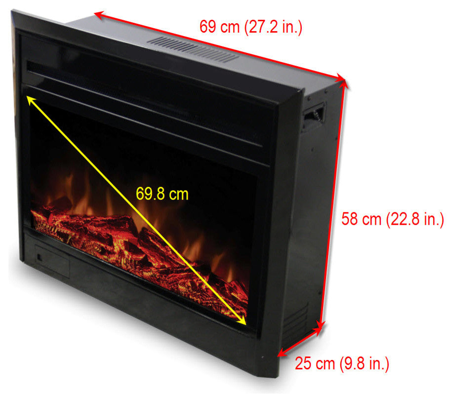 28" Fireplace Insert