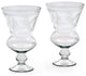 Pair of Glass Barcelona Hurricane