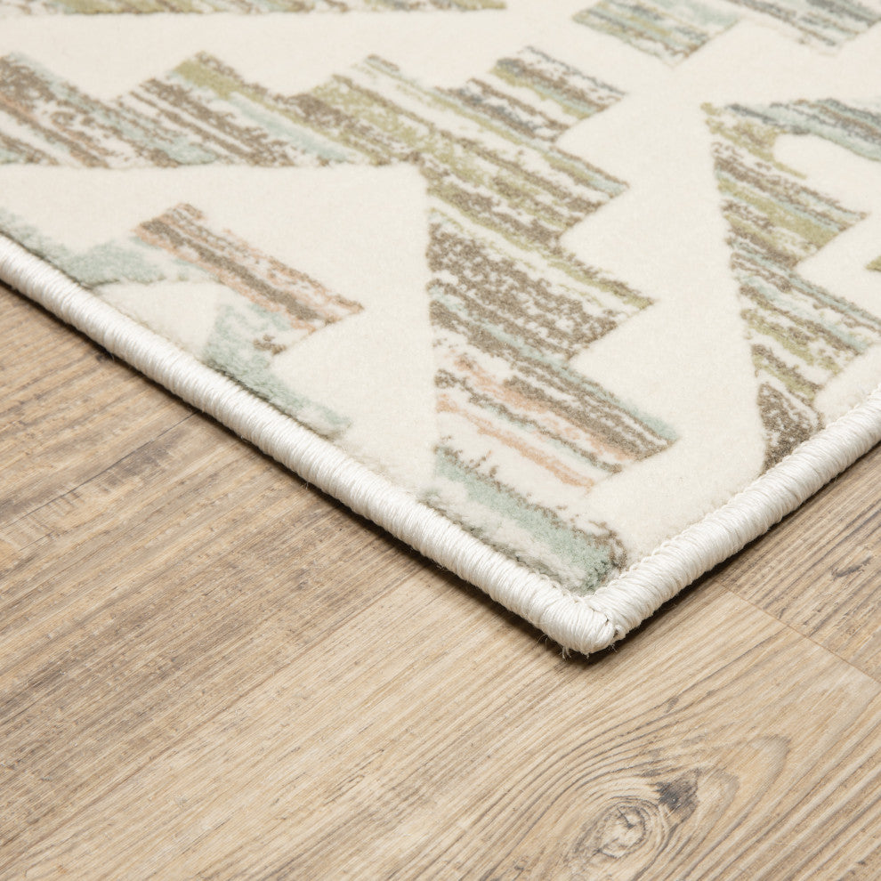 Oriental Weavers Capistrano Indoor Rug Ivory/ Grey 6'7" X 9'6"