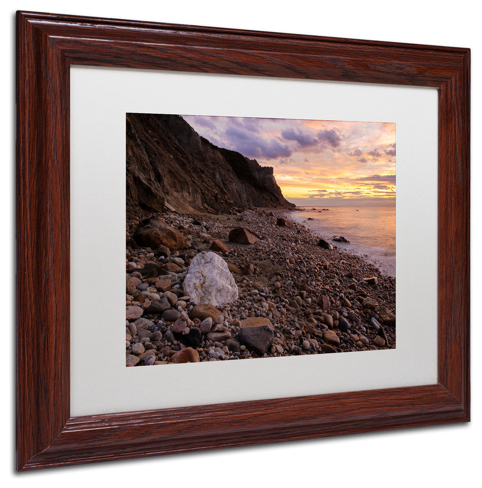 Michael Blanchette ''Rock Equality'' Art, Wood Frame, White Mat, 14x11