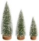 Vickerman Ls190791 7"-9"-11" Frosted Green Oval Pine Artificial Christmas Tree
