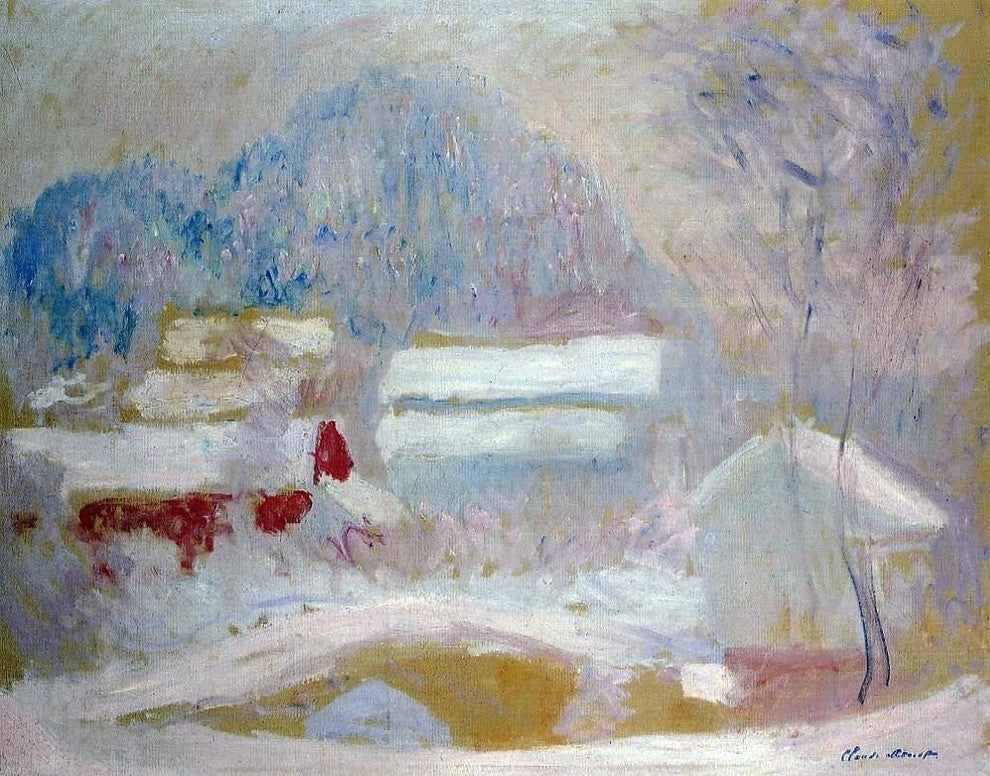 Claude Oscar Monet Norwegian Landscape Sandviken Wall Decal Print