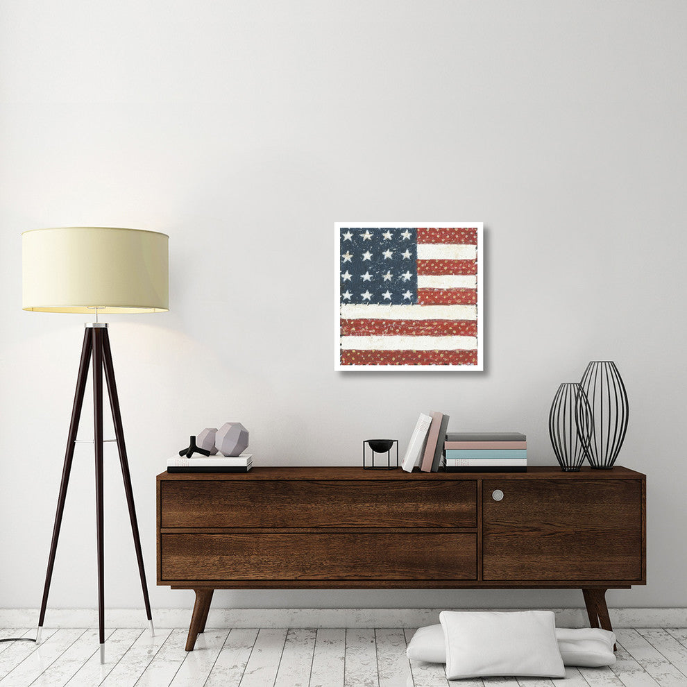 "Americana Quilt IV" Digital Paper Print by David Carter Brown, 26"x26"