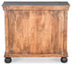 Luna Black Hand Carved 2 Door Accent Cabinet