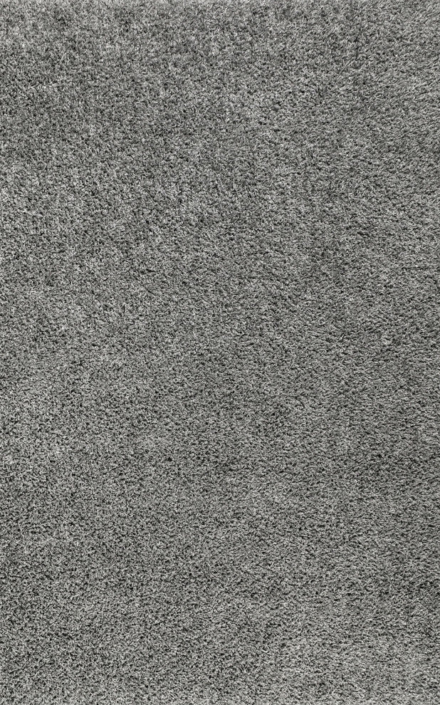 Mercer Shag Plush Area Rug, Charcoal, 5 X 8