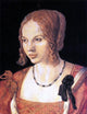 Albrecht Durer Portrait of a Young Venetian Woman Wall Decal Print