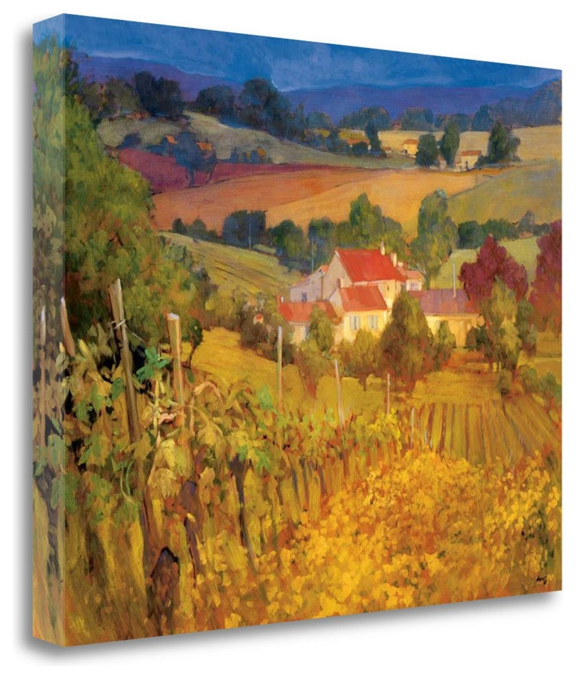 "Vineyard Hill" By Philip Craig, Giclee Print on Gallery Wrap Canvas