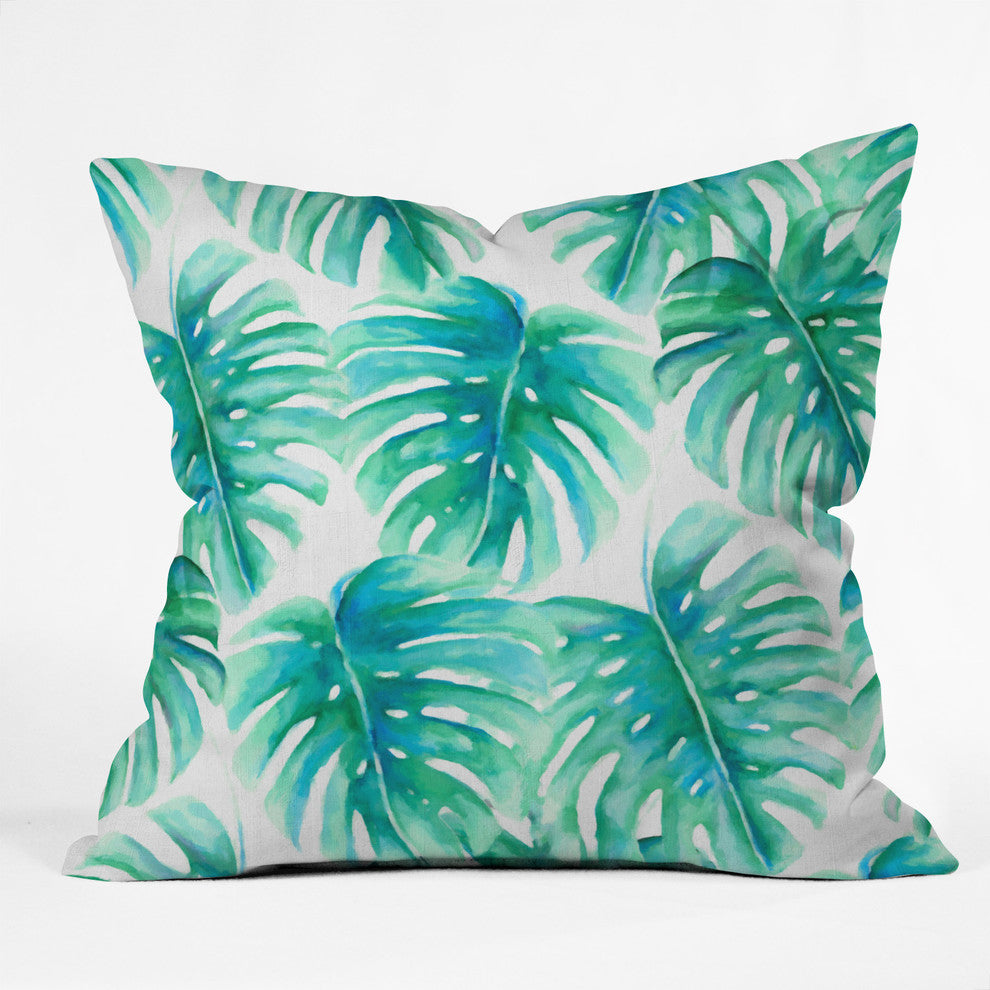 Jacqueline Maldonado Paradise Palms Throw Pillow, 16"x16"