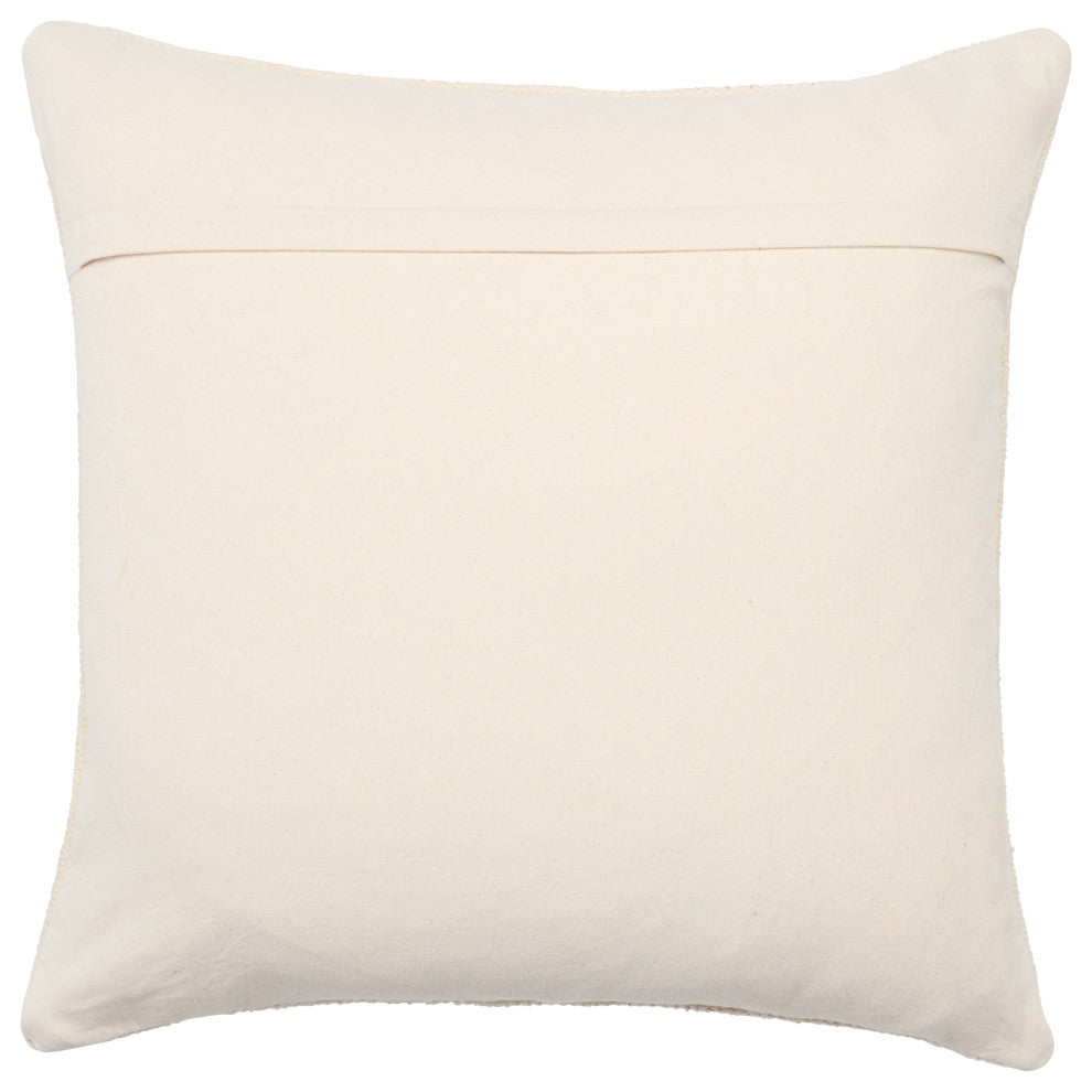Ianira Medallion Cream/ Silver Pillow 22" Square, Down Fill