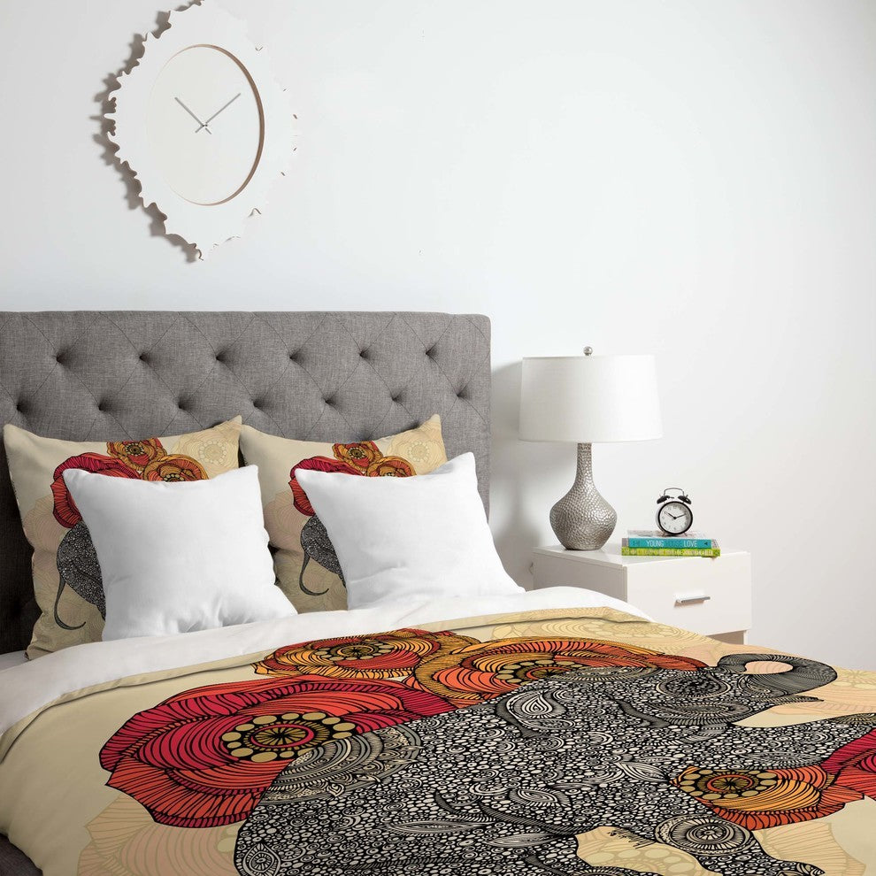 Deny Designs Valentina Ramos Rosebud Duvet Cover - Lightweight