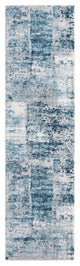 Unique Loom Elizabeth Finsbury Rug, Blue, 2'x8' Runner