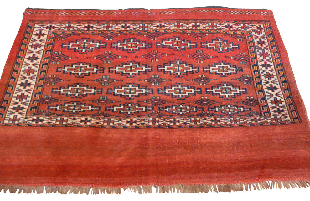 2'6x3'10 Antique Bokara Rug