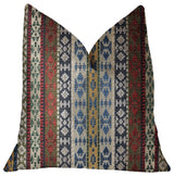 Arrowhead Canal Multicolor Luxury Throw Pillow, 20"x30" Queen