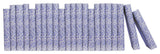 Decorative Books - Very Peri Damask Paper Wrapped - Purple Books By The Foot