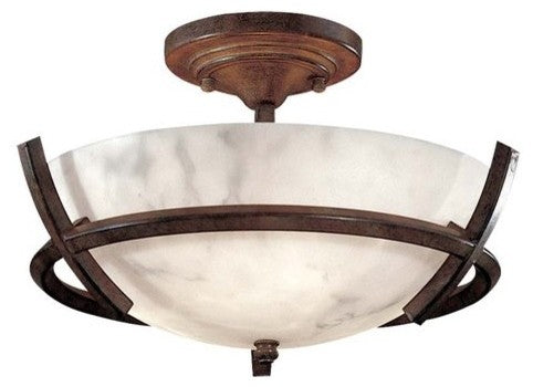 Minka-Lavery Calavera Three Light Semi Flush Mount 687-14