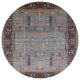 Ahgly Company Indoor Round Mid-Century Modern Area Rugs, 4' Round