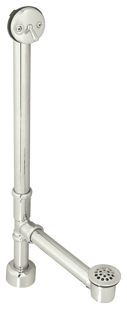 Beehive Grid All Exposed Bath Waste - 22" Make-Up In Polished Nickel