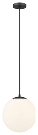 Innovations Lighting 612-BK-W Tolland 1 Light 12" Mini Pendant
