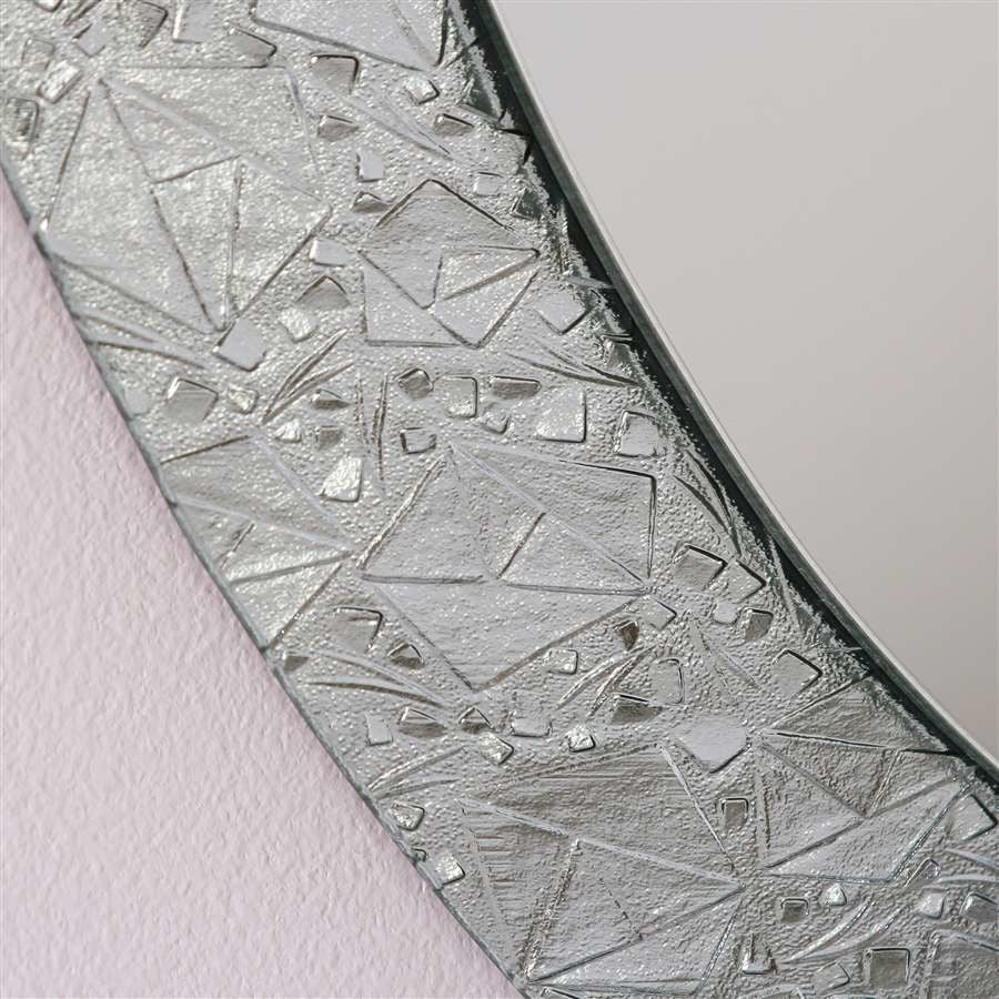 Frameless Crystal Wall Mirror