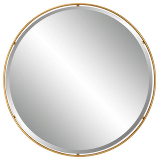 Uttermost Canillo Gold Round Mirror