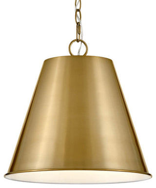 Lark 83527 Blake 1 Light 13"W Pendant - Lacquered Brass