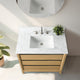 Vanity Art Bathroom Vanity With Sink, Natural Oak, 36" Single